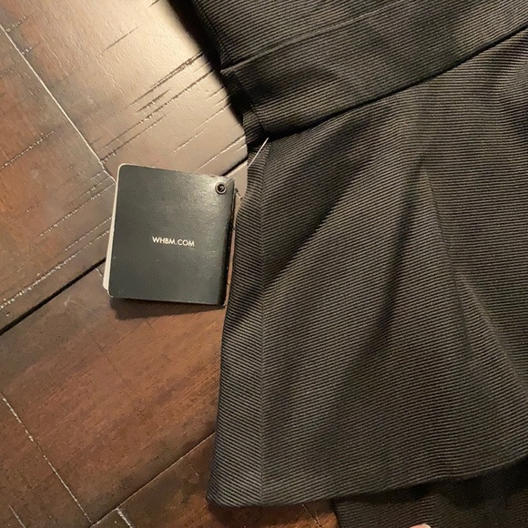 WHBM black strapless cocktail dress NWT - Picture 4 of 5